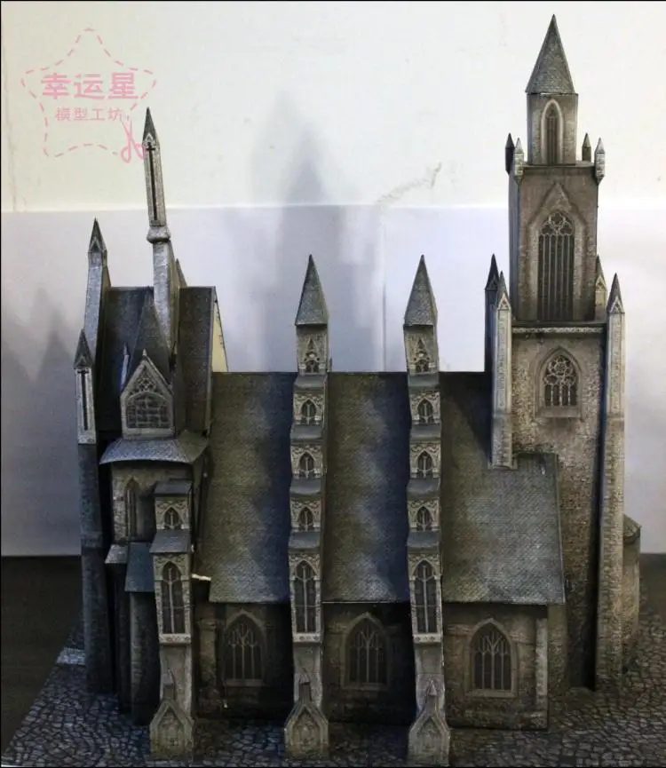 Medieval Architektur Orthodoxe Kathedrale Kapelle 3D Papier Modell DIY Manuelle