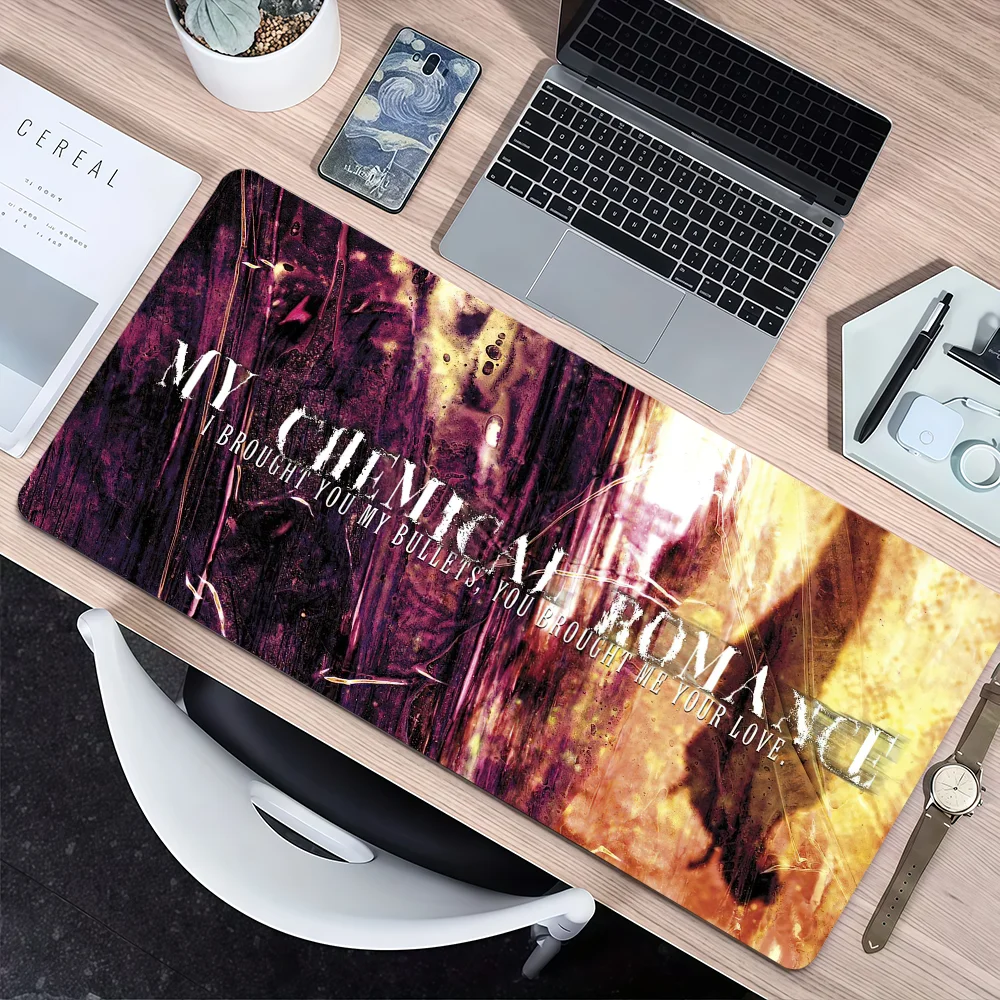 Band M-My C-Chemical R-RomanceS Mouse Pad Non-slip Thickened MousePad Large Writing Lockedge Office Student Gaming Cushion