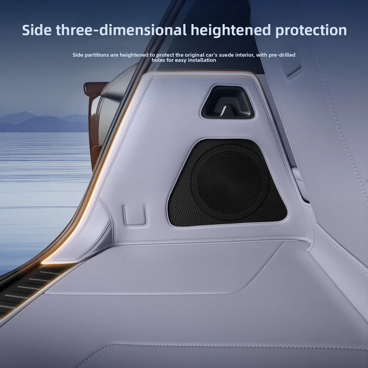 Cargo Liner For Li Auto L9 Livis / Lixiang L9 Livis 2026 Full-Coverage Trunk Mat Leather Waterproof Wear-Resistant Trunk Mat