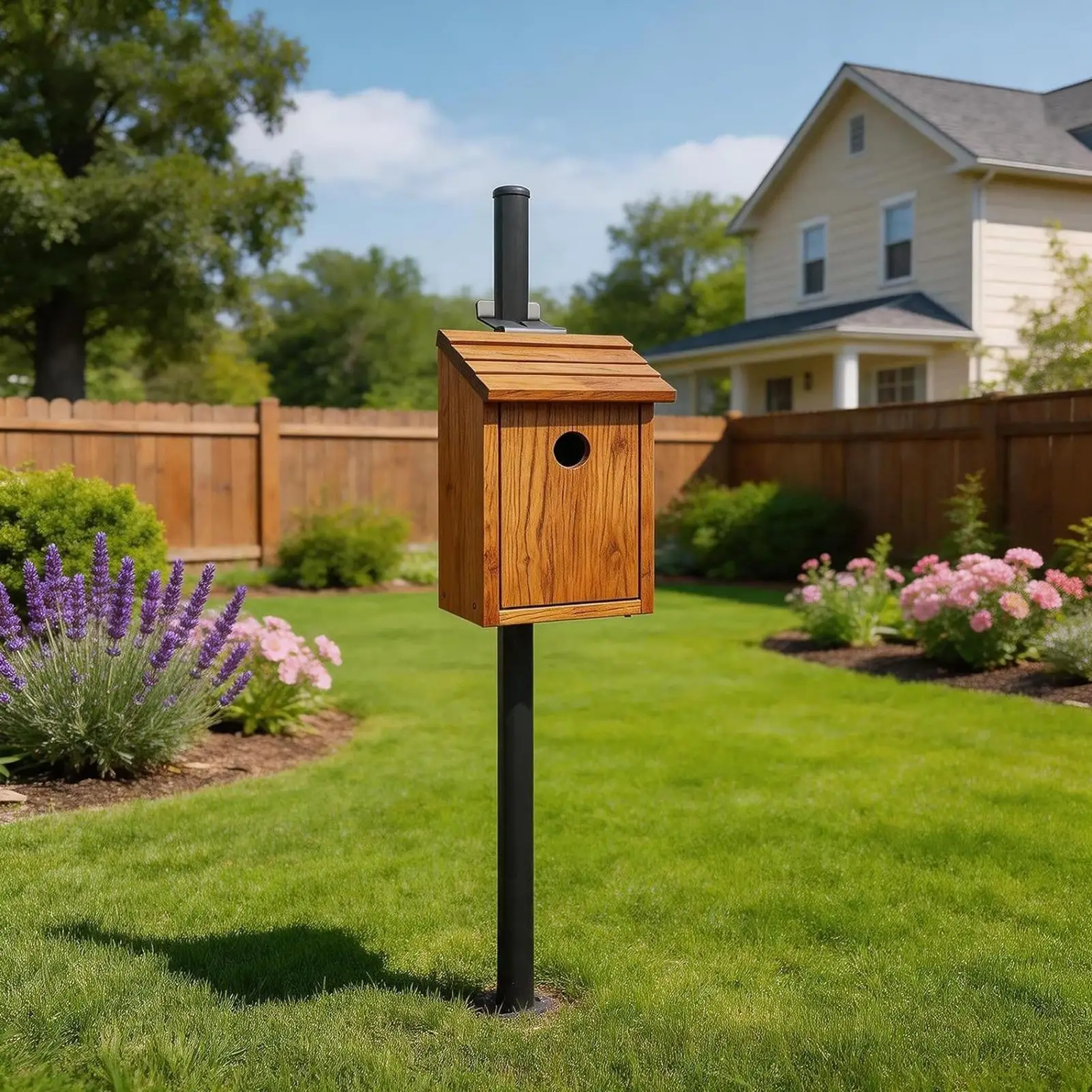 T-Post Mounting Bracket Iron Adjustable Portable Long-Lasting Signs Post Mount Bracket For Outdoor Backyard Porch Signs