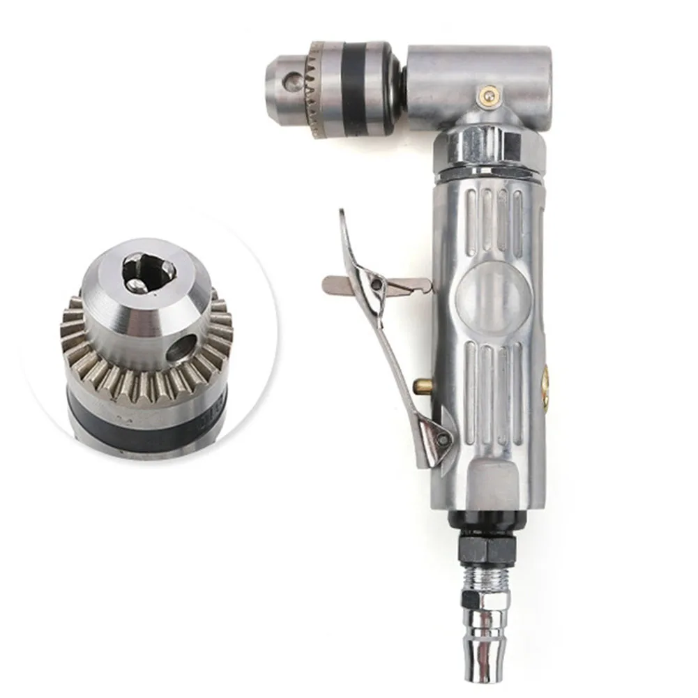 

Right Angle The Grinder 1/4 High Speed 90° Elbow Right Angle Drill Pneumatic Tool Extension Power Screwdriver Drill