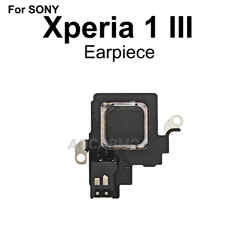 Aocarmo For Sony Xperia 1 III / X1iii MARK3 XQ-BC72 BC62 BC52 Top Earpiece Ear Speaker Bottom Loudspeaker Buzzer Repair Part