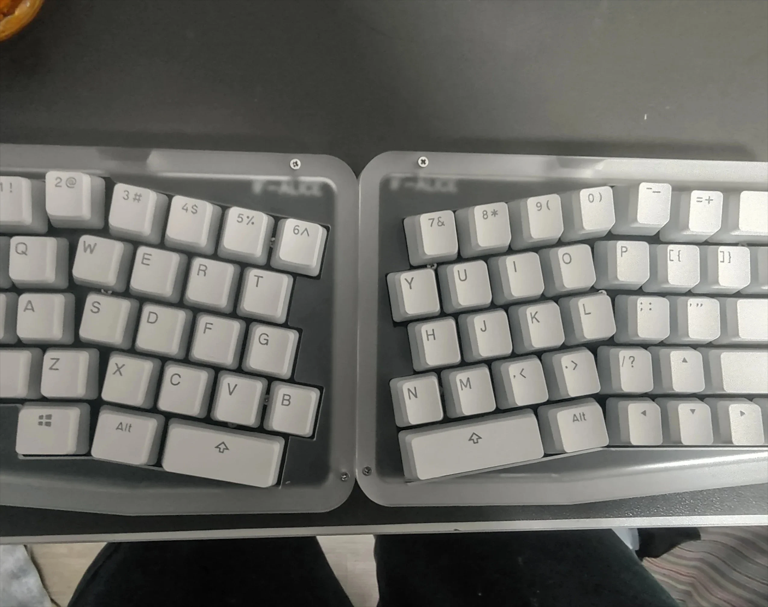 Kustom Alice Kit Keyboard mekanis terpisah nirkabel transparan 2.4G Kit Keyboard Alice VIAL pertukaran panas Esports Gamer Teclado