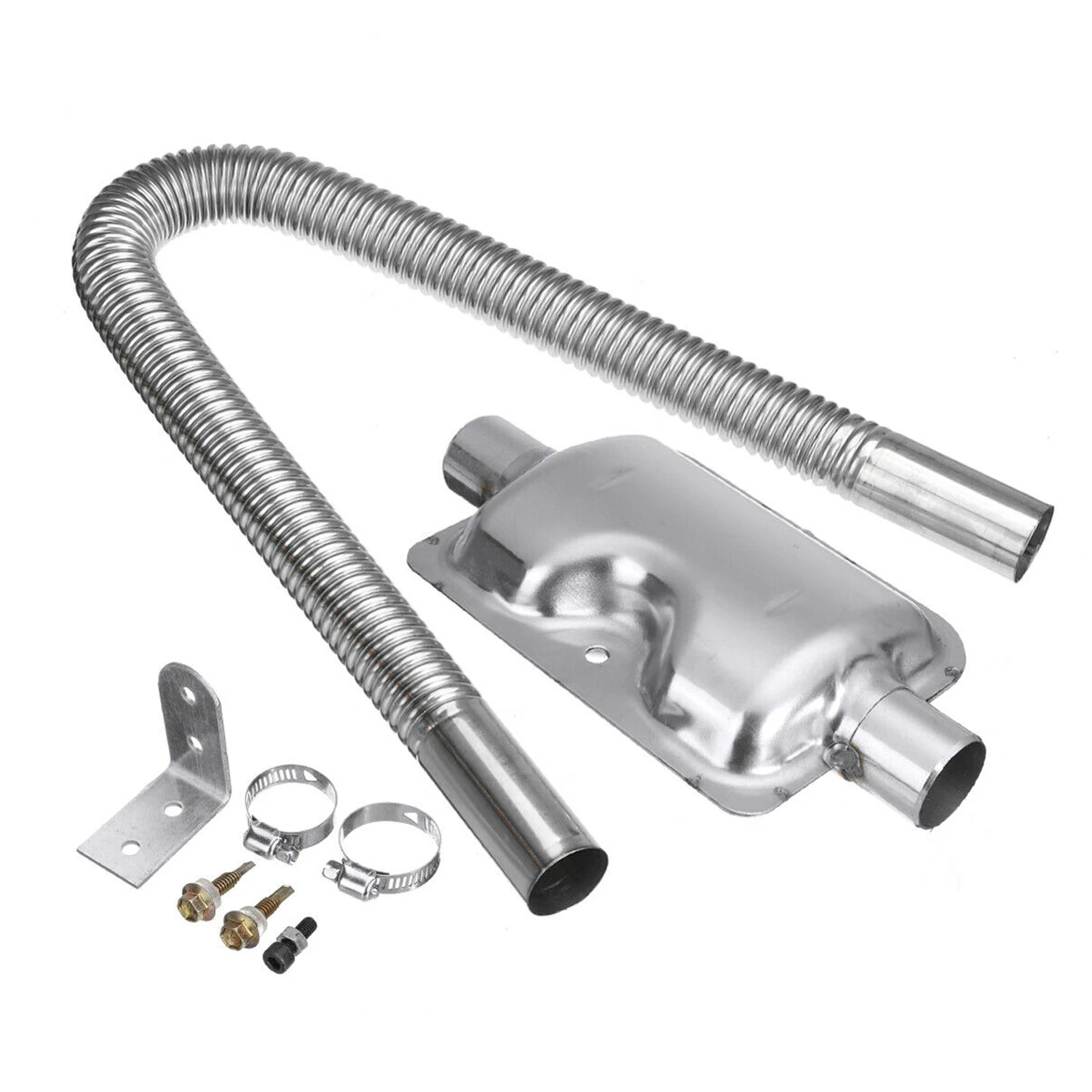 Kit de silencieux 24 mm pour chauffage diesel de stationnement automobile avec tuyau d'échappement de 600 mm