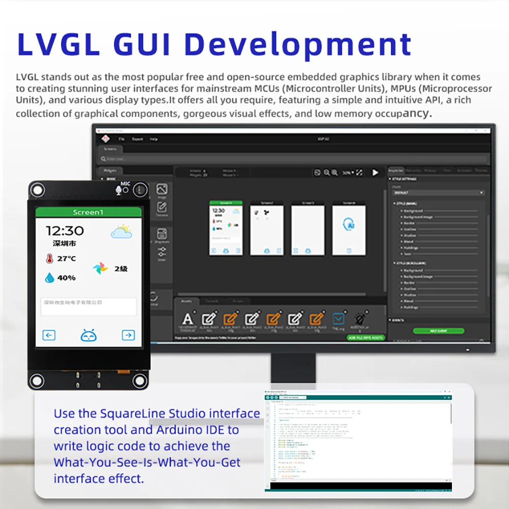 Picture 4: DeepSeek AI Voice Chat Robot ESP32-S3 2.8inch 240*320 LCD TFT Touch Screen Display Module For XiaoZhi Arduino LVGL