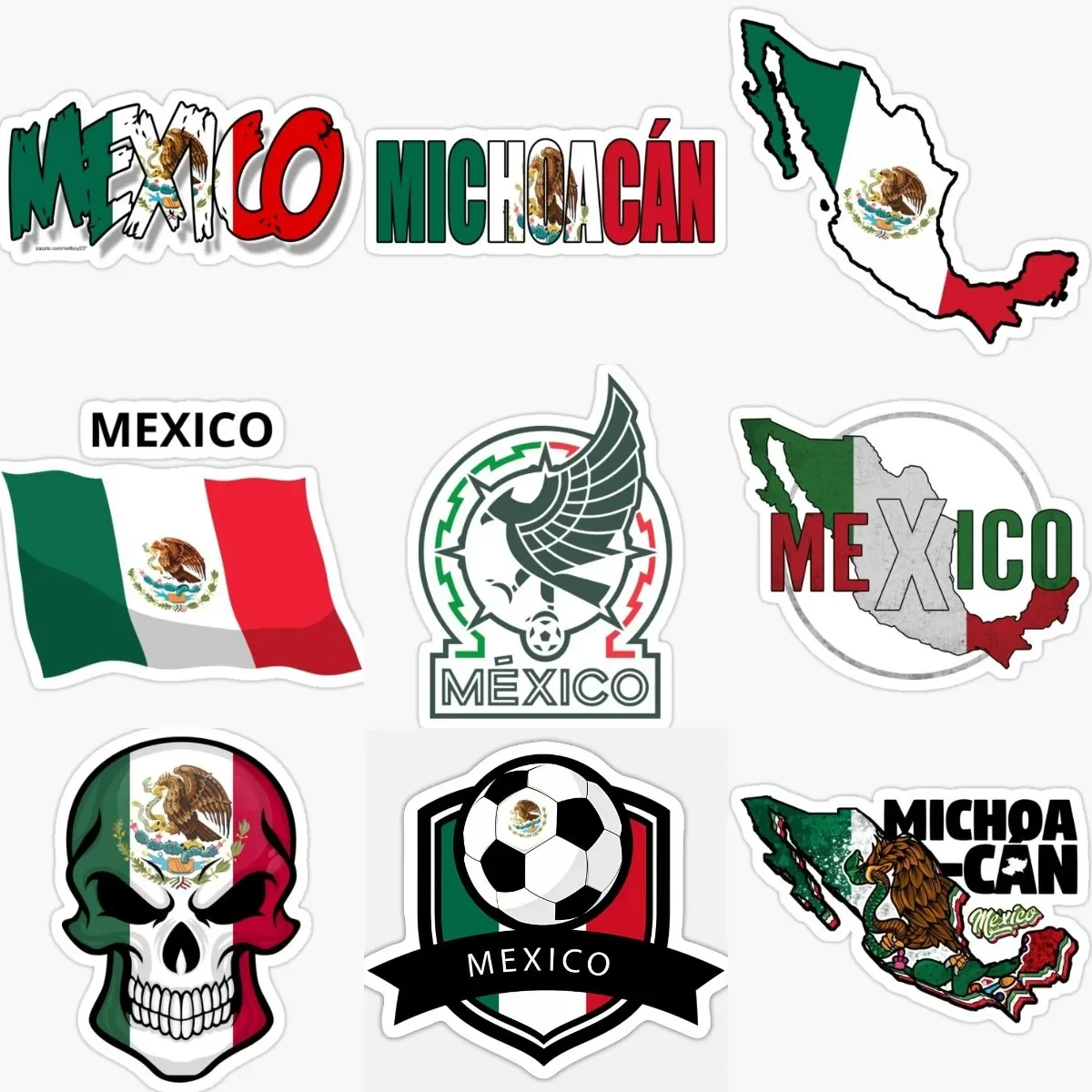 

Creative Mexico Flag Map Badge Creative Sticker for Decorate Car Window Glass Camper Van Bicycle Truck Wall Decal Accessories
