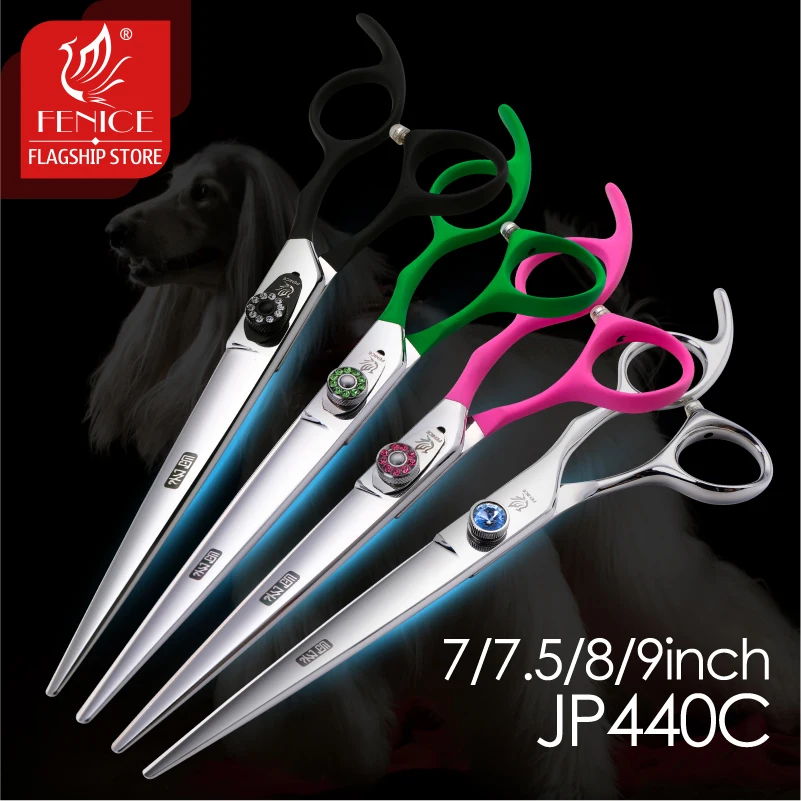 

Fenice 7.0/7.5/8.0/8.5inch Professional Dog Grooming Scissors JP440C Pet Straight Shears Groomer Tools