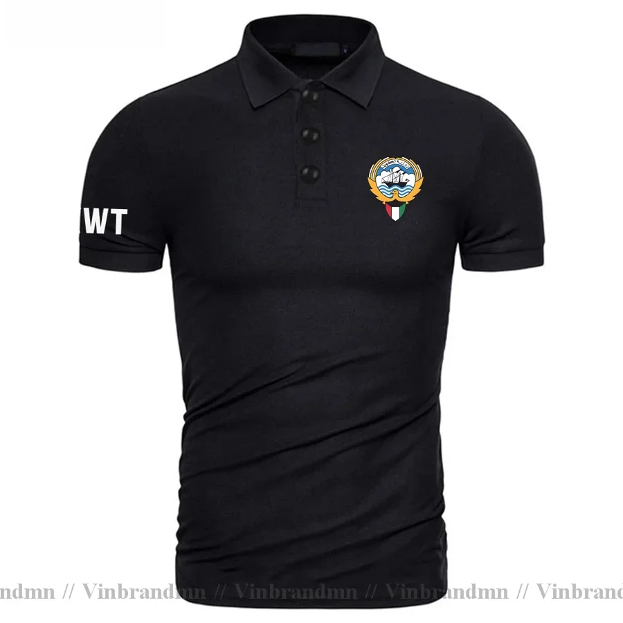 Kuwait Kuwaiti Polo shirts Men Short Sleeves Fashion Brands Shirts New Design Country 2023 Cotton Nation Team Flag al-Kuwait KWT