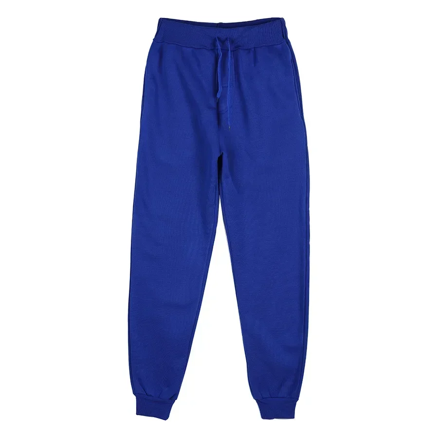 2026 Autumn/Winter New Women's Solid Color Casual Sports Pants High Waist Elastic Loose Breathable Small Foot Protective Pants