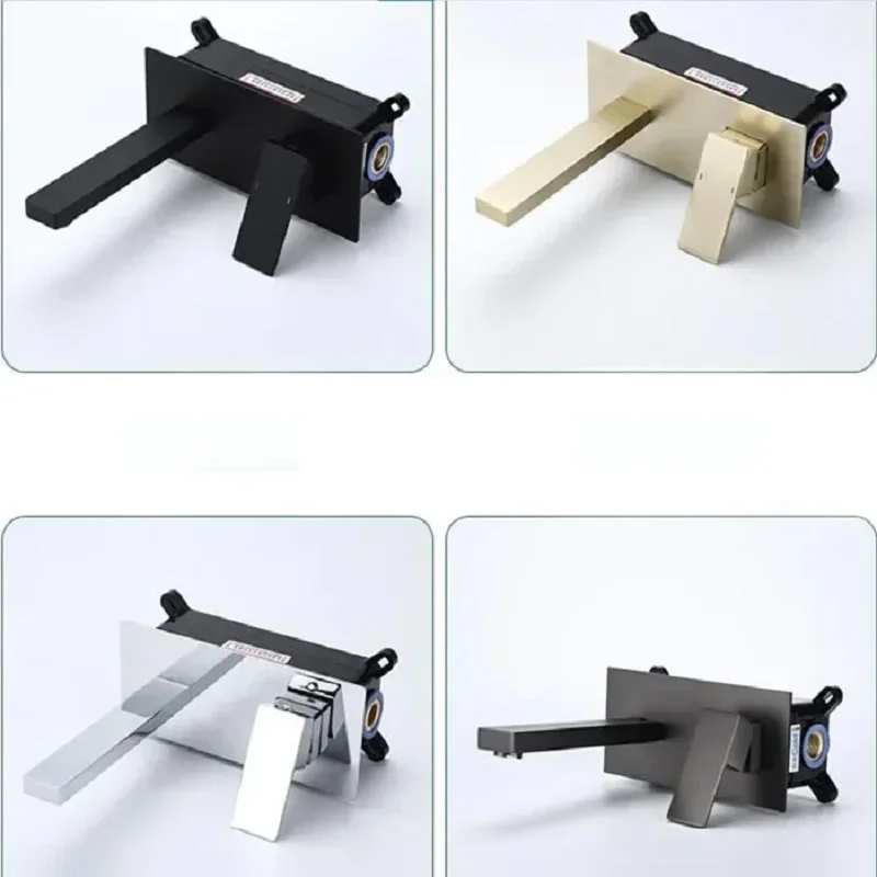 

Bathroom concealed faucet wall mounted mixer faucet Tap Basin Mixer Hot And Cold Water Wash Faucet BF002