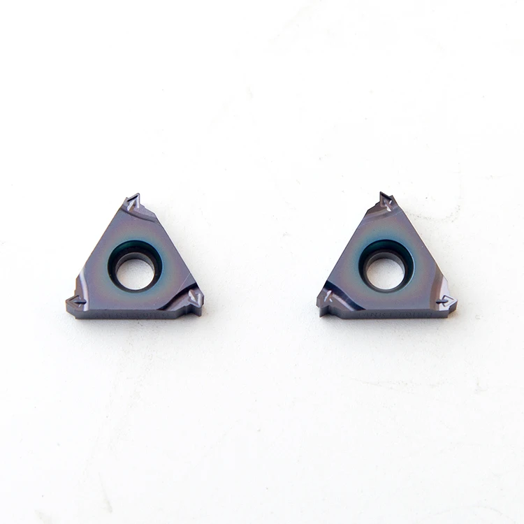 16NR2.00ISO-M Tungsten Carbide Lathe Tool Insert TIN/TIAIN Coated Threading Turning Medium High Speed OEM Customizable