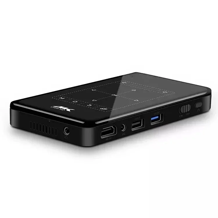 Hot Sell Popular Welcome Original P09-II DLP 3D Battery Video Beamer Projector for Family Movie and Gaming