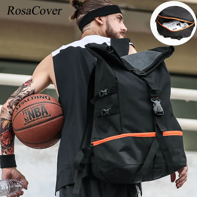 Basketball Backpack Large Sports Bag for Men with Separate Ball compartment Sports Equipment Bag for Soccer Travel Mochilas