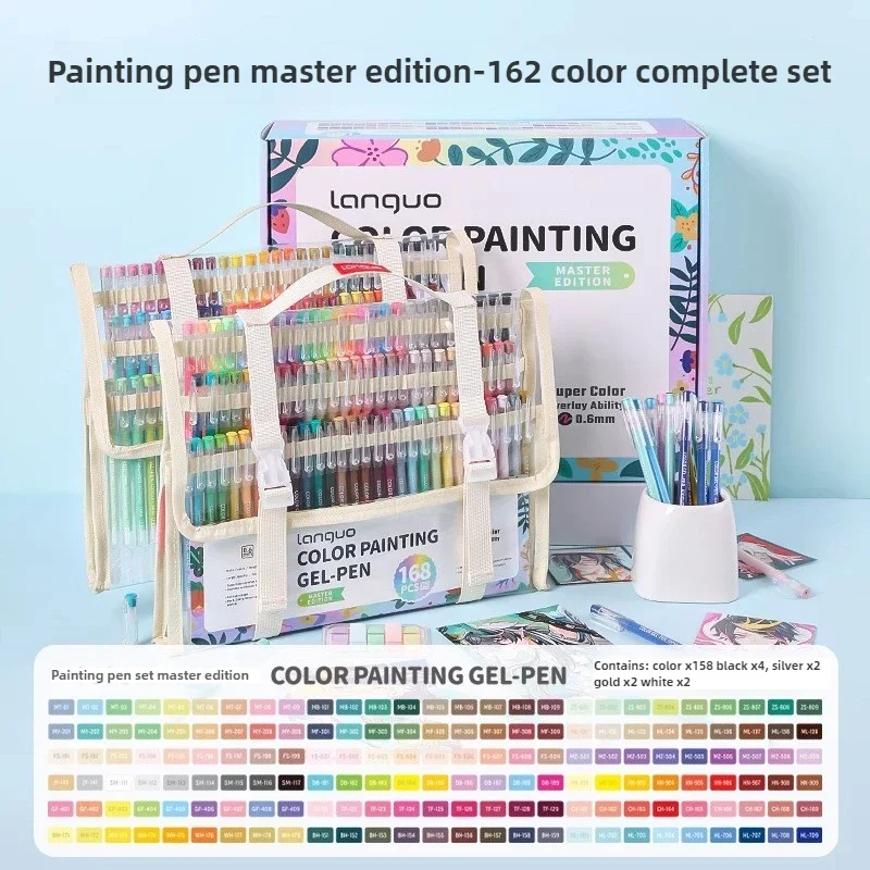 

198/6 PCS Drawing Highlighter Morandi Gel Pen Student Diary Scrapbook Painting DIY Gel Pen Office School Supplies Stationery