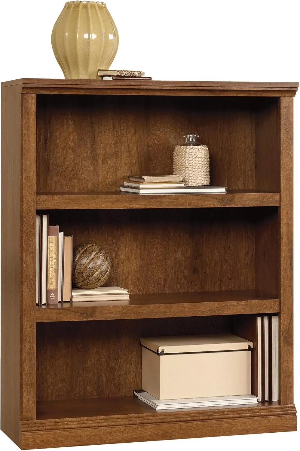 

Sauder Miscellaneous Storage 3-Shelf Bookcase/ Book shelf, Oiled Oak finish