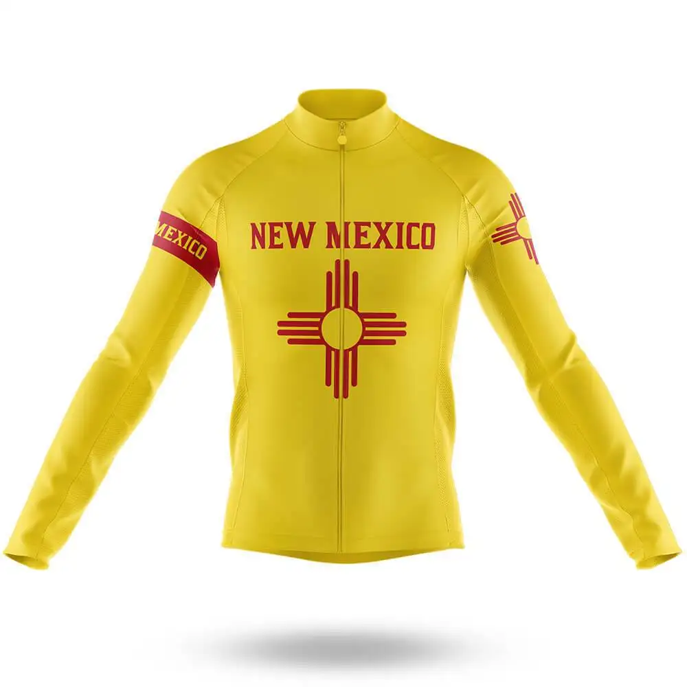 

WINTER FLEECE THERMAL New Mexico TEAM ONLY LONG SLEEVE ROPA CICLISMO CYCLING JERSEY CYCLING WEAR SIZE XS-4XL