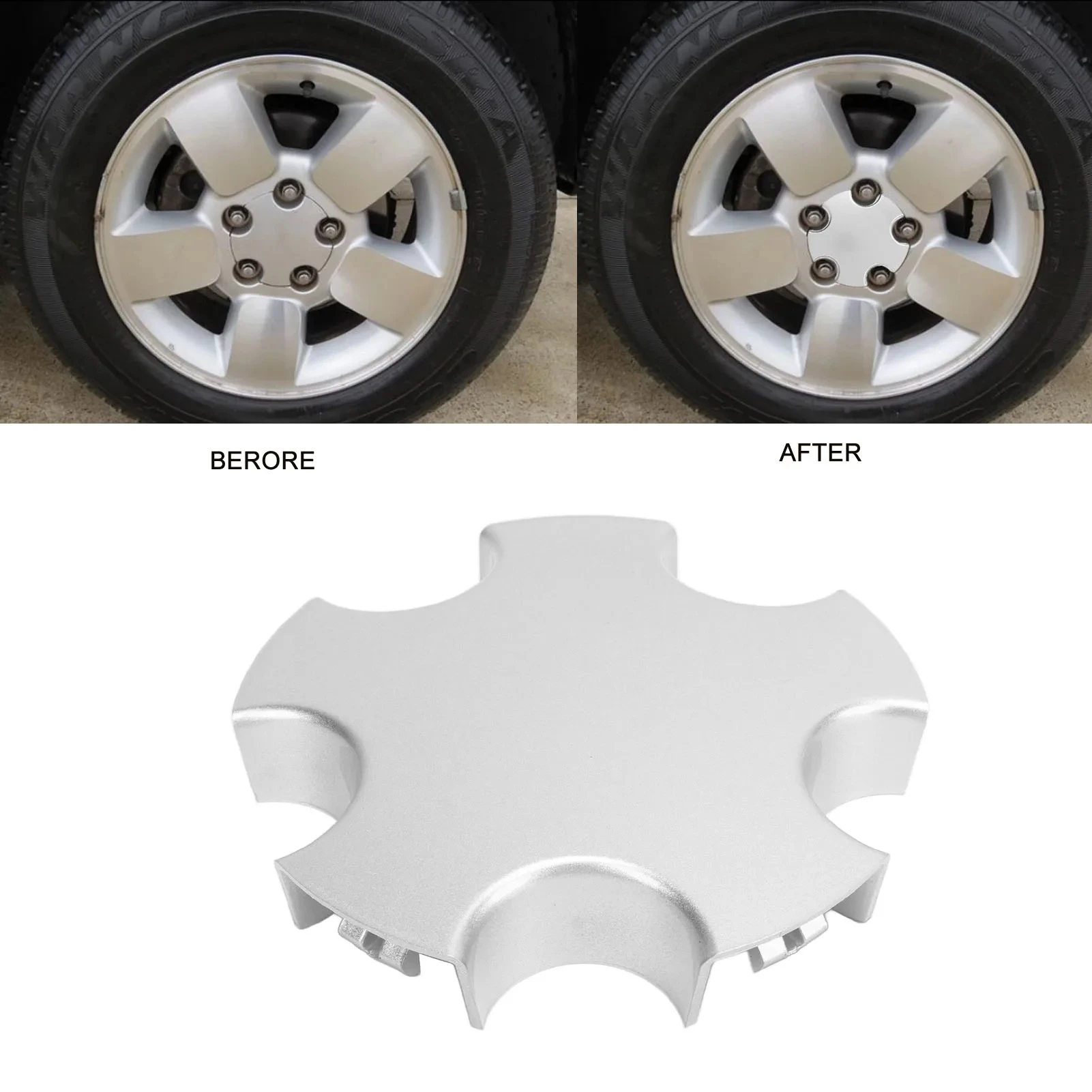 Car Wheel Center Caps Hub Cover for Jeep Grand Cherokee 2001-2004 5FA51PAKAC