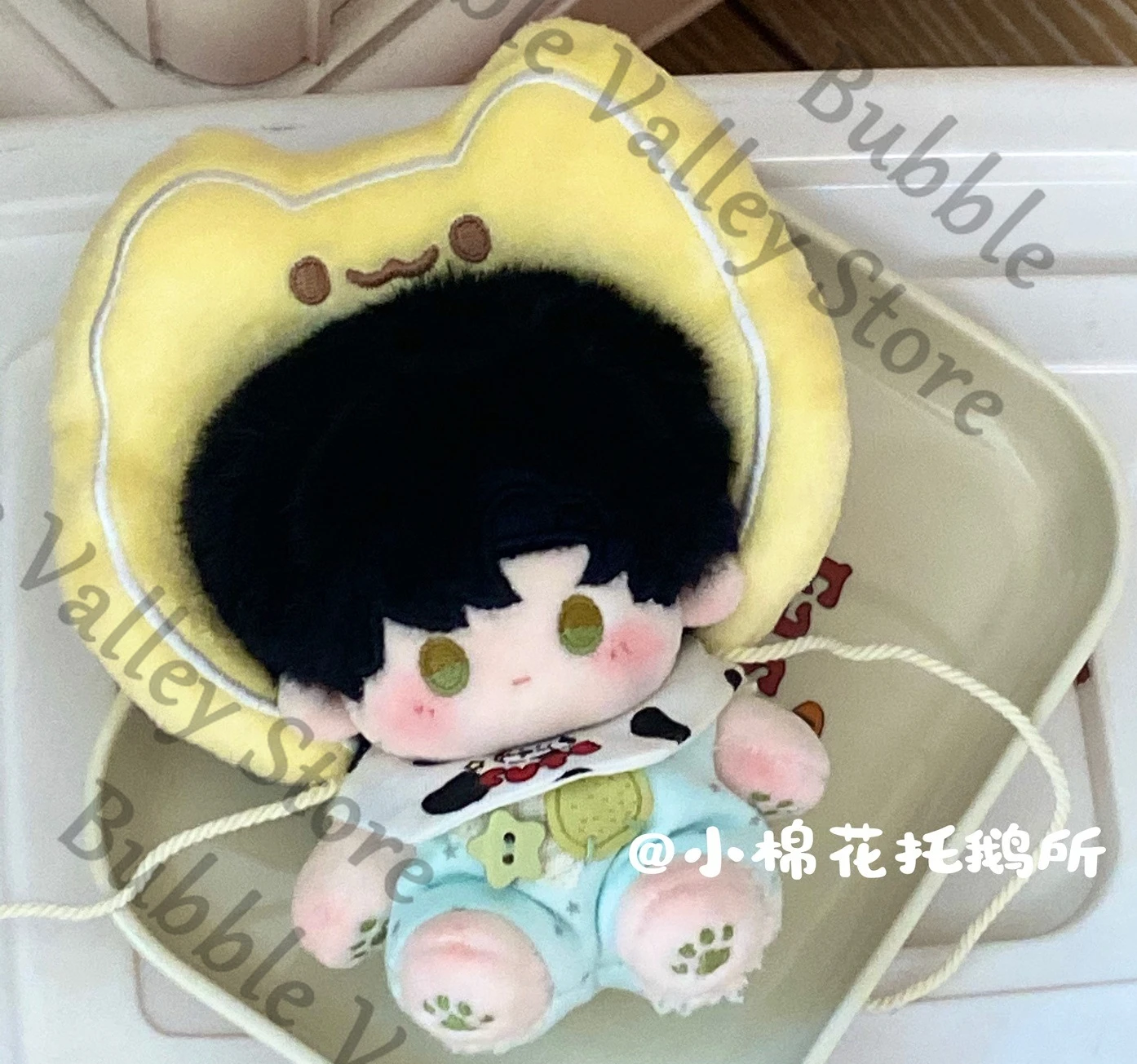 

Anime Love and Deepspace Zayne Cosplay 10cm Fluffy Cotton Maumet Cartoon Puppet Plaything Pendant Nude Baby Xmas Adorn Gift