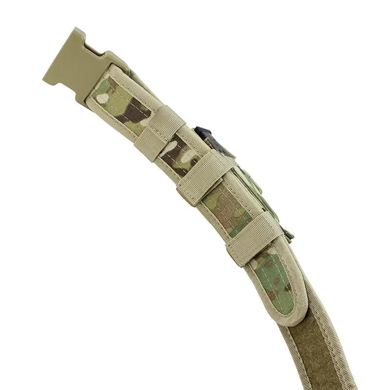 Hunting Equipment System 110cm Tactical Men Belt Waist Support Security Combat Duty Utility Belt with Magazine Pouches