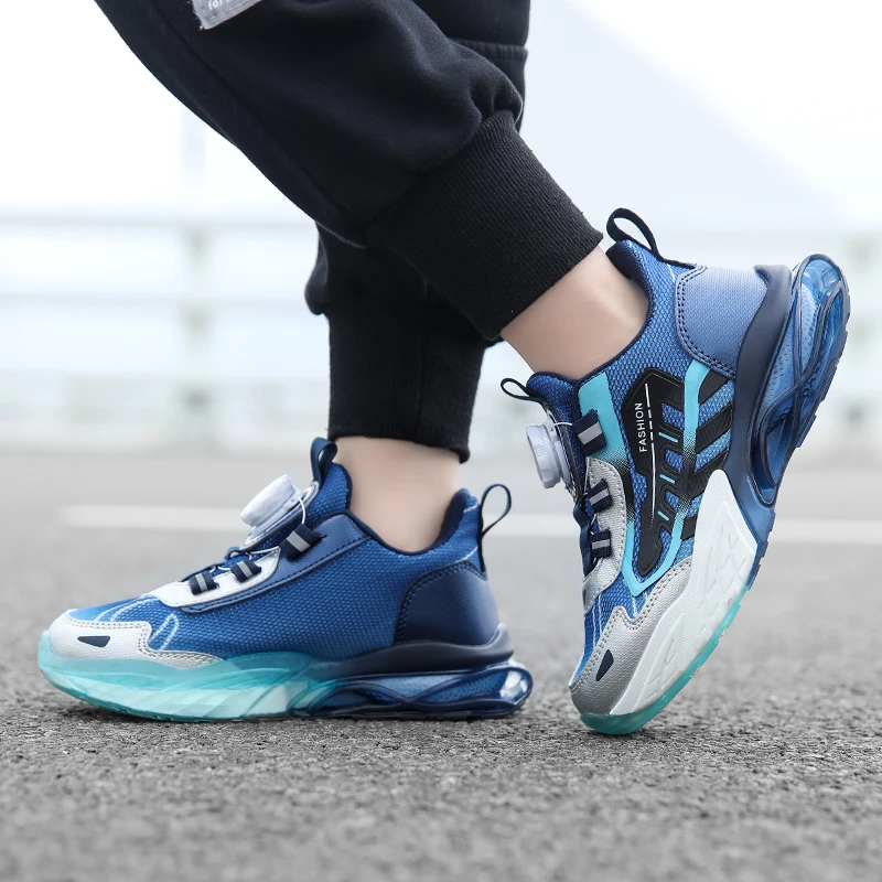 New Children Casual Shoes Four Seasons Kids Mesh Sneaker Non-slip Basketball Sports Shoes Boys Girls Sneaker Outdoor Shoes