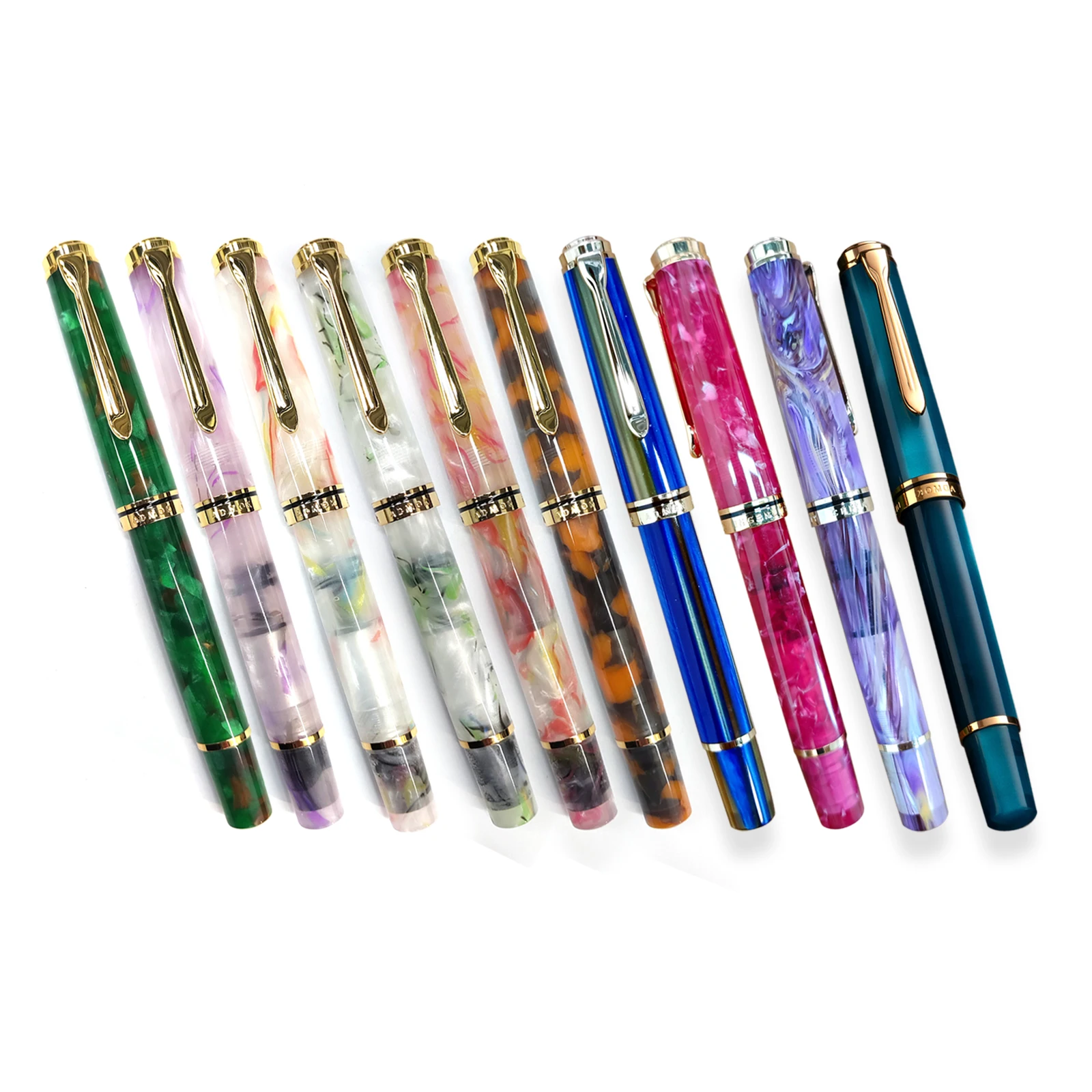 ADMOK M800 Fountain Pen Piston inking Schmidt Soft #6 F Nib Smooth writing ink pens for school office business gift pen