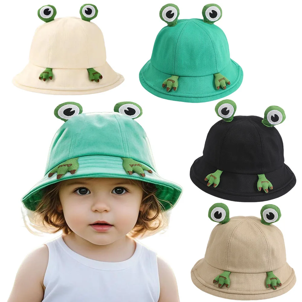 

Baby Cartoon Fisherman Bucket Hat Spring Summer Lightweight Breathable Sun Hat for Boys Girls Cap circumference 48-50cm