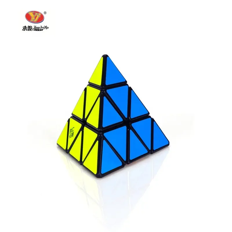 Yongjun Guanlong Pyraminx 3x3 Magic Cubes Promotion Gift Plastic Puzzle Speed Cube Toys Triangle Cubo Magico