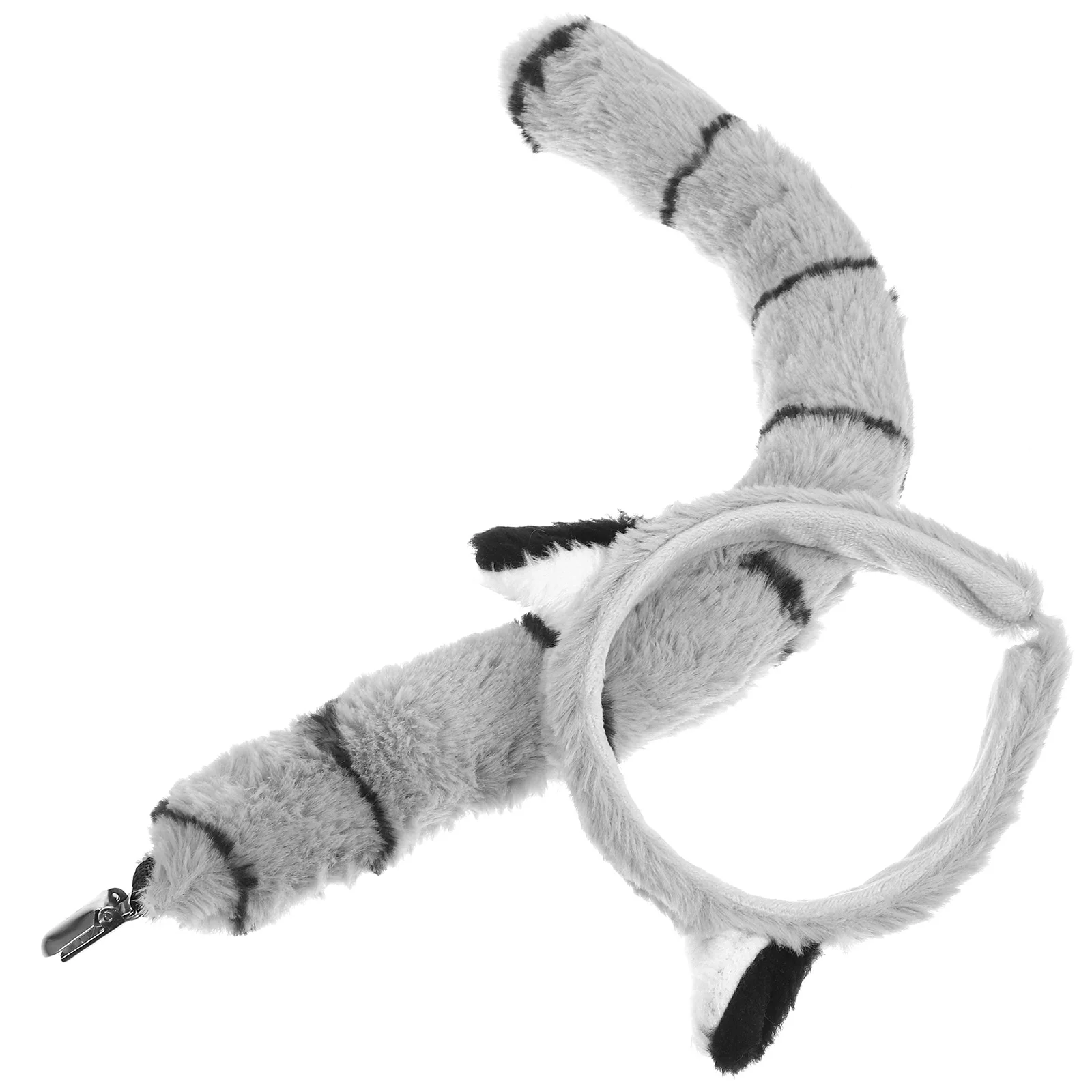 Disfraz Lemuroid, diadema con orejas, accesorio de cola, diadema suave con orejas Lemuroid para Cosplay, accesorio para fiesta infantil, puesta en escena