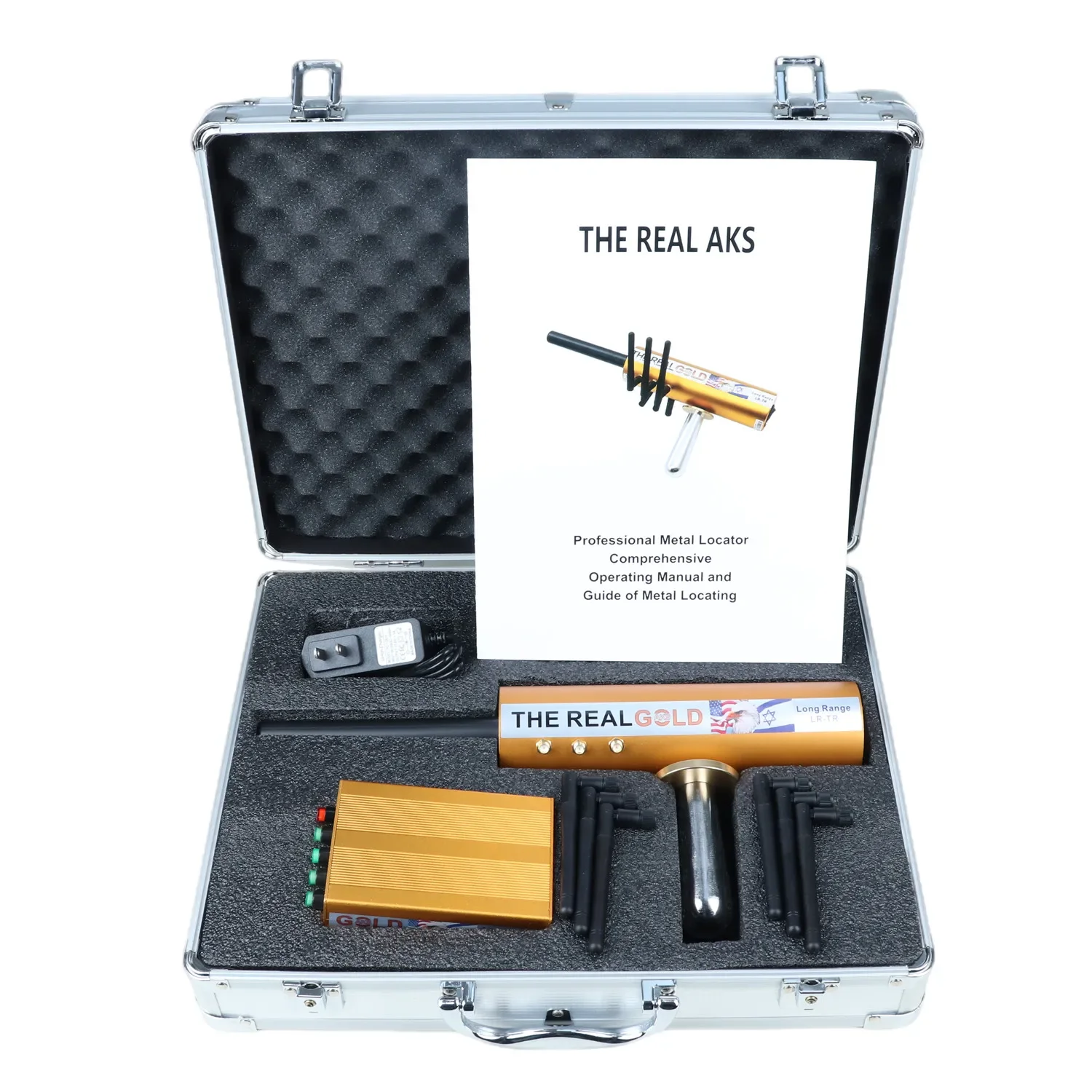 

Professional Long Range Metal Detector Gold Silver Copper and Diamond Scanner Tools Real AKS