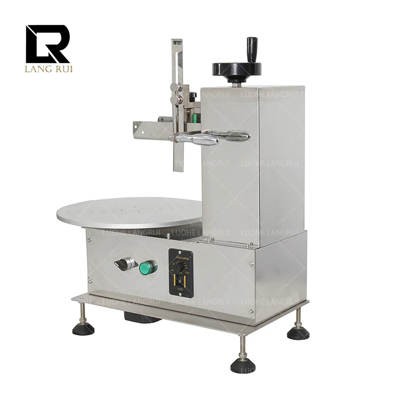 

【specialized】Commercial Food Grade Stainl s Steel Material Automatic Cake Spreading hine Cake Cream Cake hine