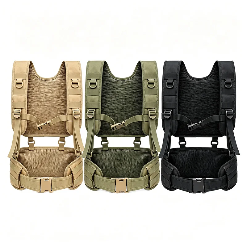 Outdoor tactical set consisting of an adaptable multi-use waistband and tactical vest