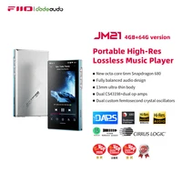 FiiO JM21(3+32GB) Android 13 Reproductor de música de alta resolución MP3 con Snapdragon 680, Bluetooth WiFi USB DAC 12.5H Tiempo de reproducción
