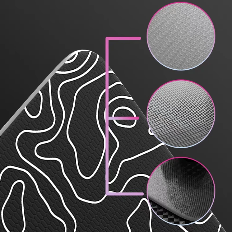Imagem -04 - Mouse Pad de Vidro Temperado Personalizado Linha Mifuny Atualizado Suave Fps Esports Gaming Desk Mat Padrão Personalizável Acessório Gamer pv