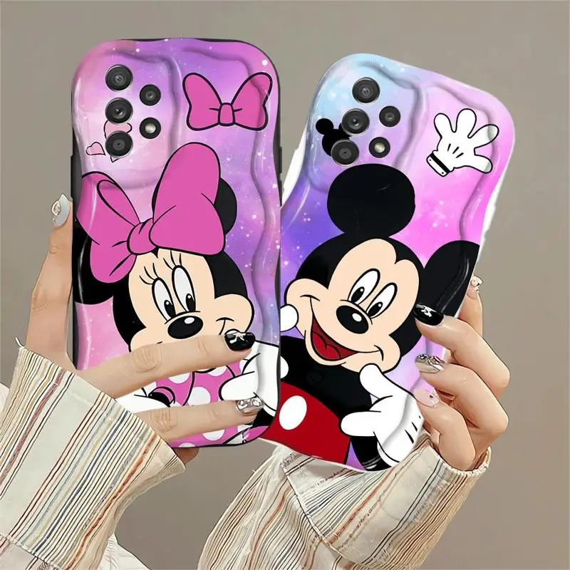 Disney Mickey Minnie Phone Case for Samsung Galaxy A10 A20 A30s A30 A50s A02s A03 A04 A05 A11 Core A21s A31 A51 A71 4G 5G Cover