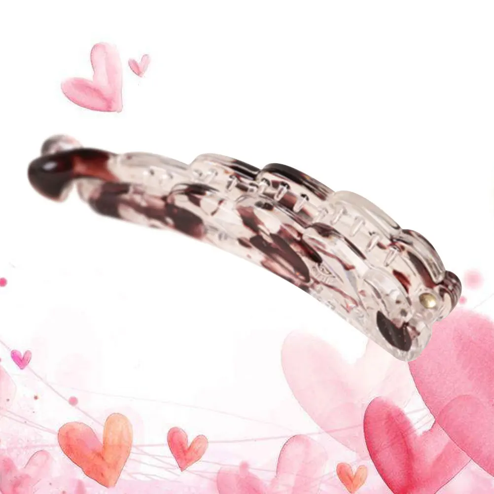 

Women Banana Clip Strong Tension Ponytail Holder Hair Claw Updo Clip Long Lasting Fastening Color For Long Fine