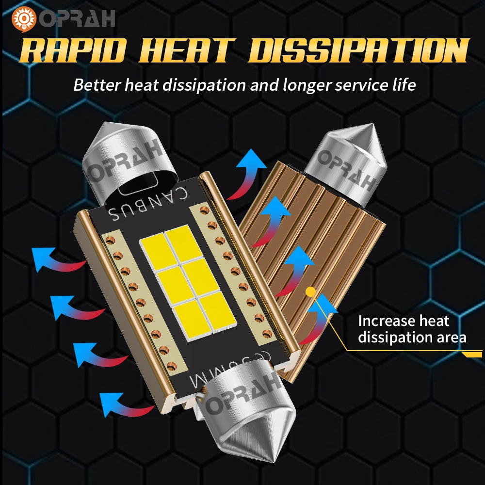 2x C10W C5W LED Canbus اكليل 31 مللي متر 36 مللي متر 39 مللي متر 42 مللي متر لمبة الداخلية القراءة ضوء قبة لوحة ترخيص الأمتعة جذع مصباح خطأ مجاني