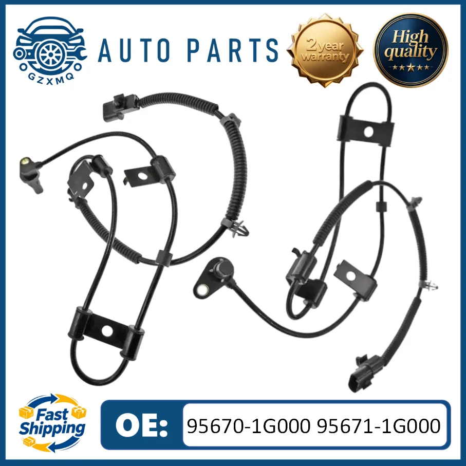 

High quality Front Left Right ABS Wheel Speed Sensor 95670-1G000 95671-1G000 For HYUNDAI 2006-2011 Kia Rio Rio5 2007-2011