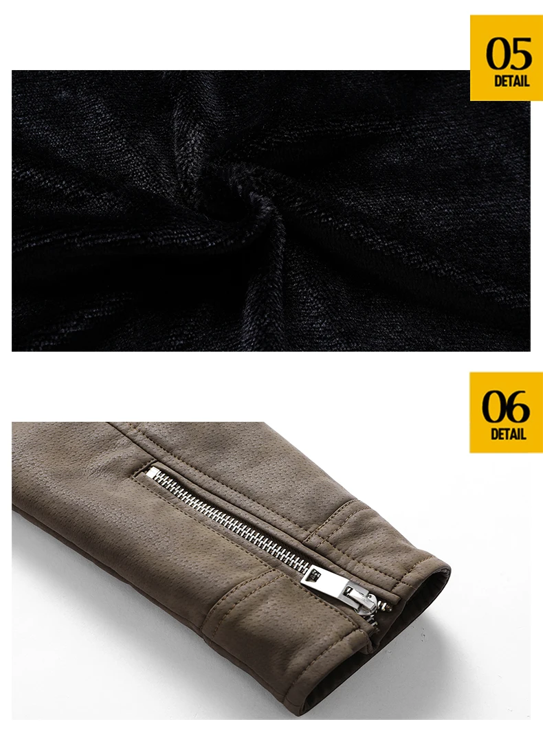 2025 Fashion Leather Jacket Men Winter Fleece Warm Zipper Motorcycle Coats Mens Fashion New Biker PU Jackets Slim Overcoat 83 S070102bf3a6641f1af12e70d7ec3e09dU