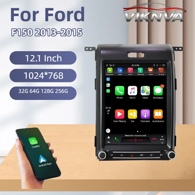 

For Ford F150 F250 F350 Raptor 2009 - 2014 Car Radio Multimedia Player Wireless Carplay Android Auto Autoradio Stereo GPS Navi