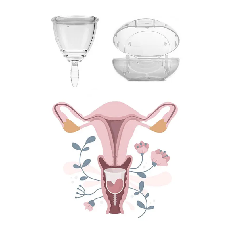 

Women Feminine Reusable Soft Menstrual Cup Medical 100% Silicone Menstrual Cup