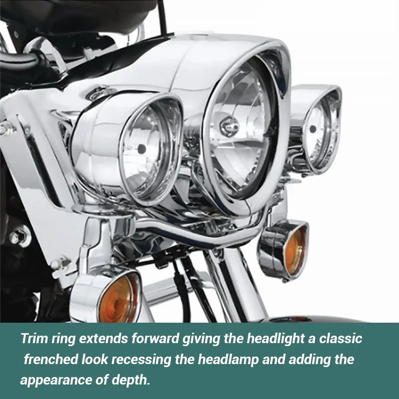 Motorcycle Headlight Trim 7\