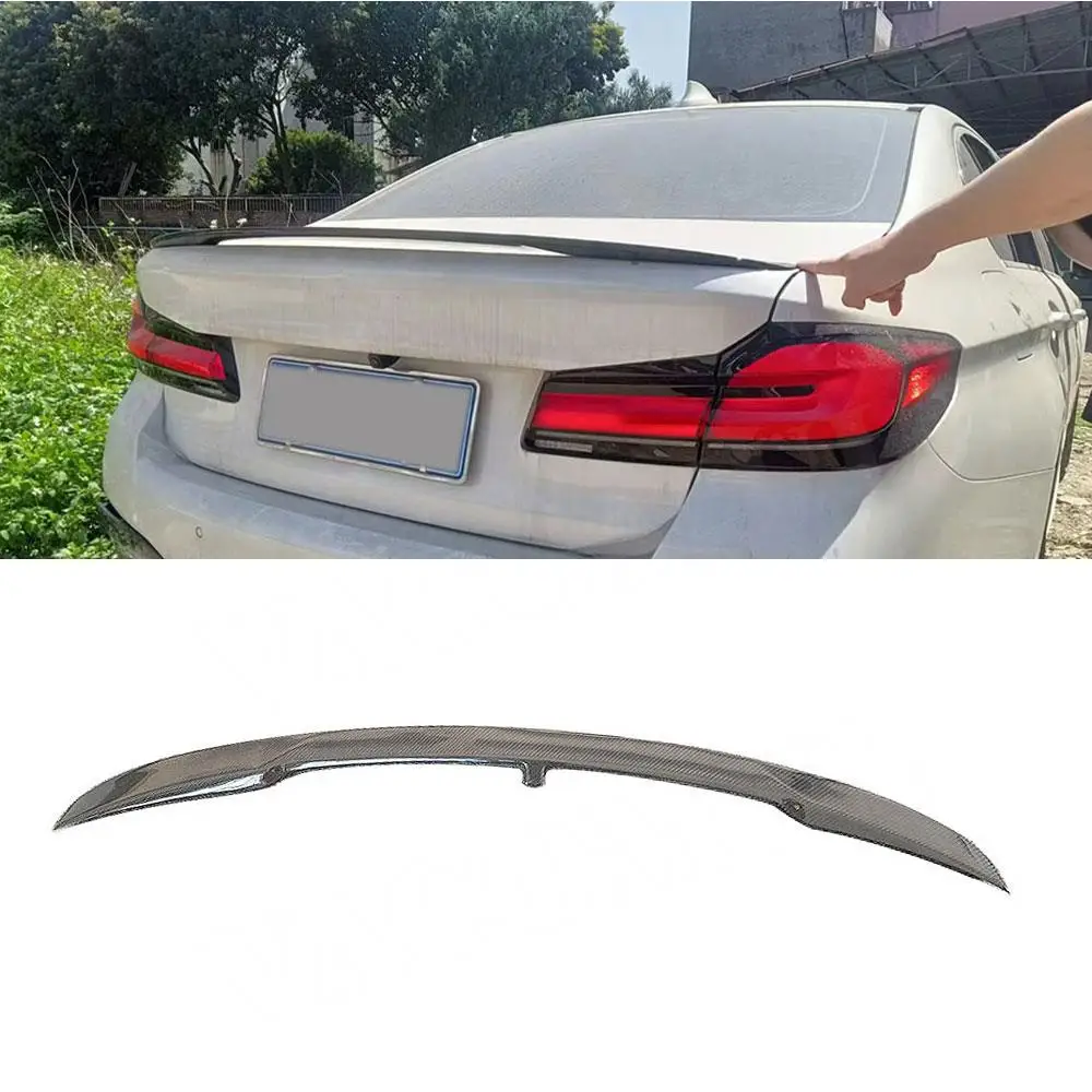 

Спойлер багажника VACOMUL из настоящего углеродного волокна, крыло для BMW 5 серии G30 2017-2022, спойлер заднего крыла, автоспойлер, Стайлинг автомобиля