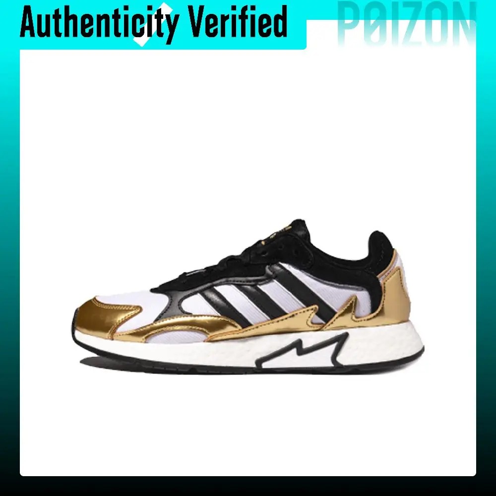 Adidas Originals TRESC Casual Shoes Unisex Low-top White/Black/Gold FV4703