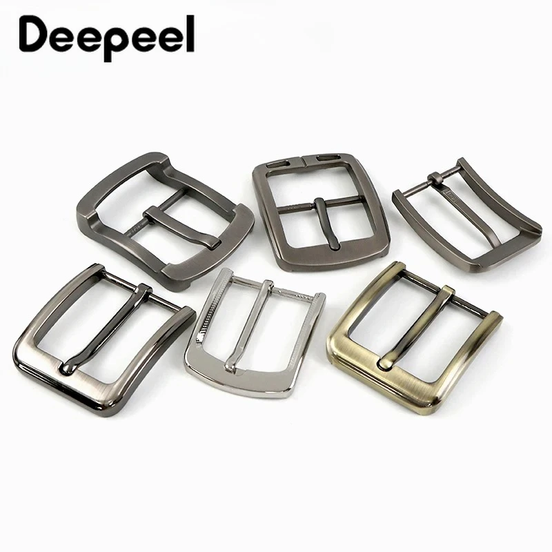 

5Pcs 35/40mm Metal Belt Buckles Men's Pin Buckle Coat Pants Waistband Clasps Garment Jeans Belts Head Leather Crafts Accessories