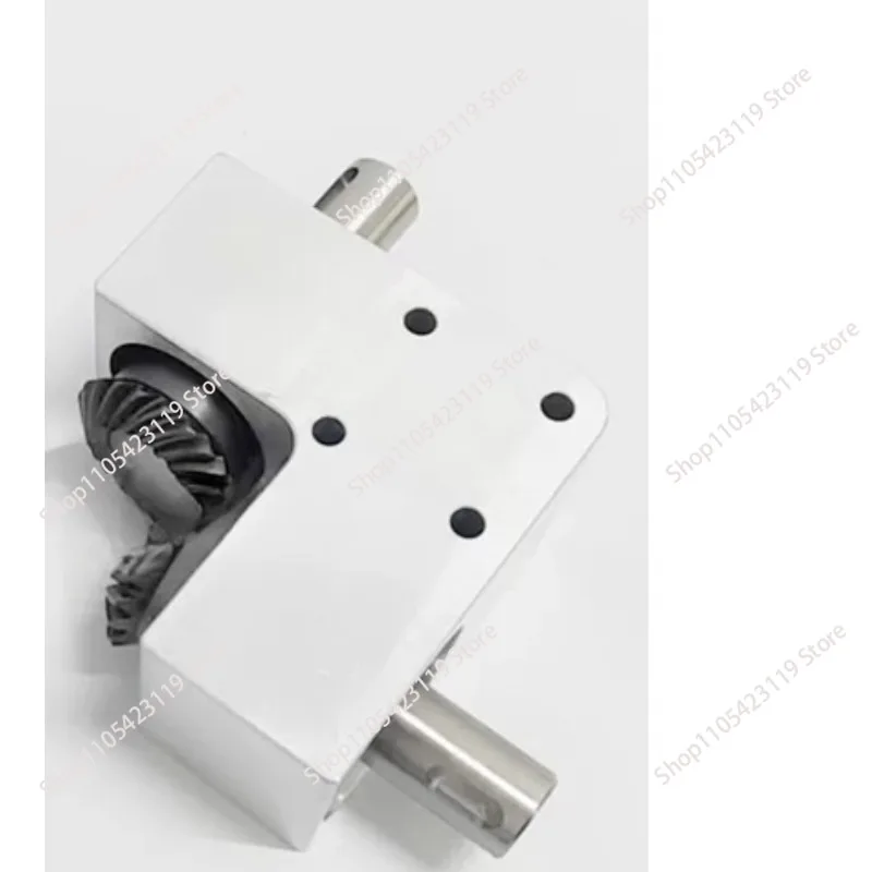 90 degree commutation angle 1 to 1 shaft 20/22/25 mm small spiral bevel gearbox