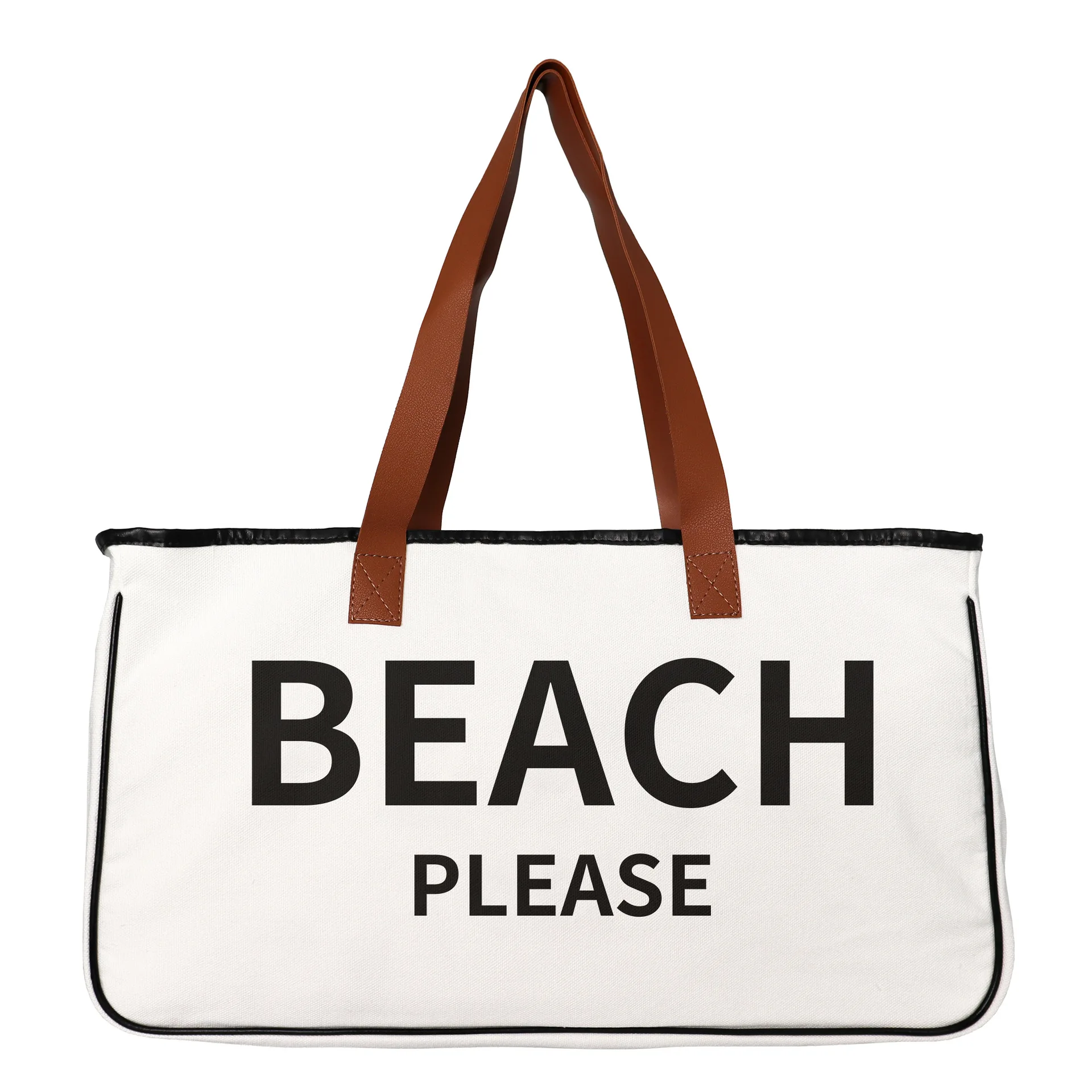 Grande capacità il Weekend Vibes Canvas Tote Duffel bagaglio borsa da spiaggia da viaggio Eco tessuto Summer Fashion minimalista vacanza Slogan