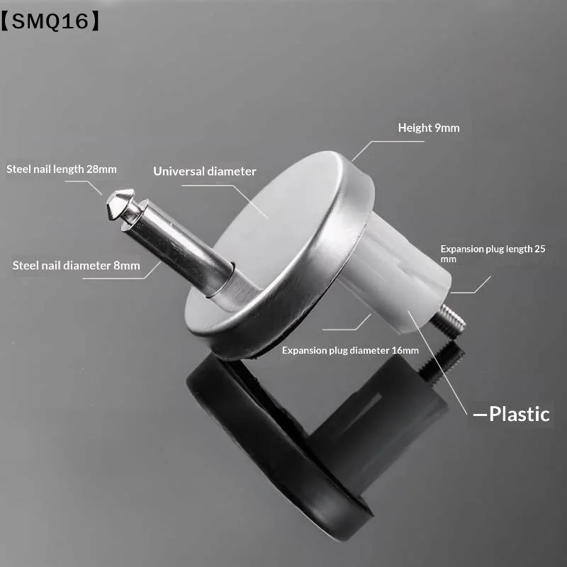 Toilet Seats Toilet Hinges Accessories Fixing Bolts Plumbing & Fixtures Stainless Steel Toilet Hinge For Back-to-wall 1Pair【SMQ】