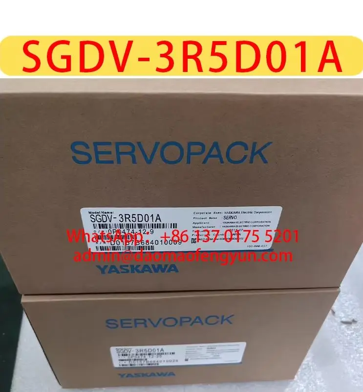 SGDV-3R5D01A Brand New Servo Drive Original Genuine 1-year warranty，SGDV 3R5D01A，Fast Shipping
