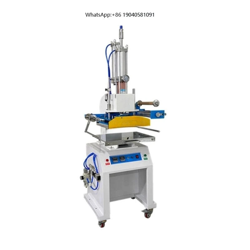 ZOMAGTCPneumatic Gold Foil Embossing Heat Stamp Machine PVC Paper Bronzing Machine Leather Logo Embossed Hot Stamping Machine