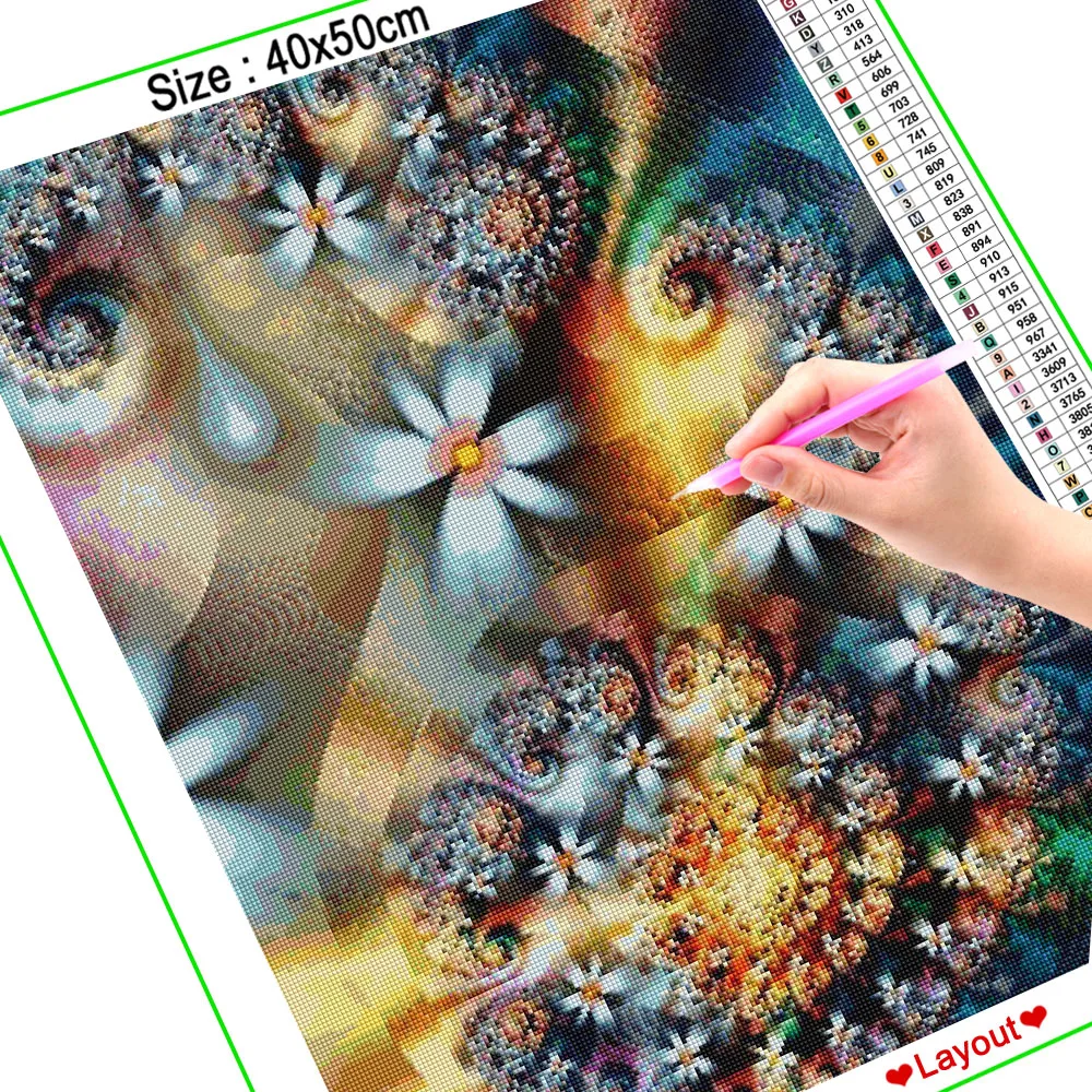 Dispaint Full Square/Round Drill 5D DIY Diamond Painting 